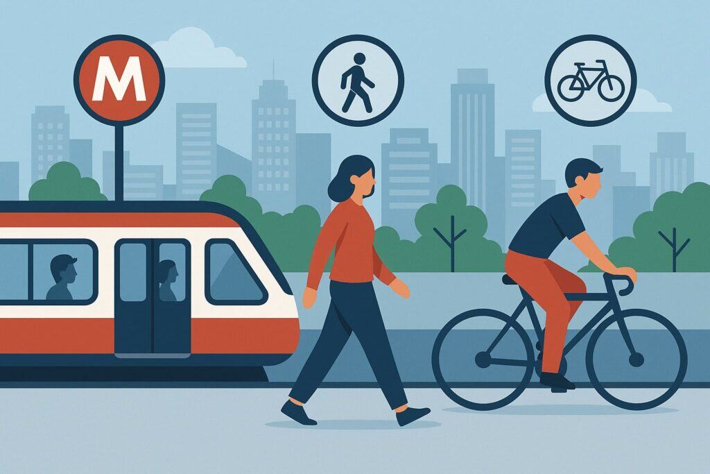 Getting There and Getting Around (Metro, On Foot, and Biking)