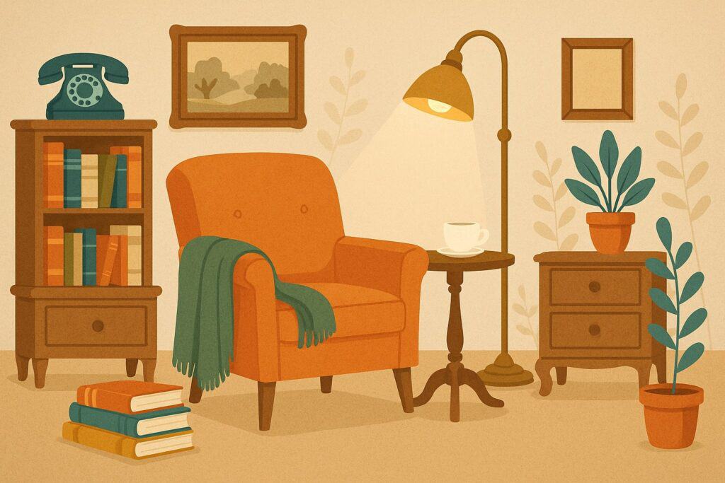 How to Create a Cozy Reading Nook with Vintage Pieces
