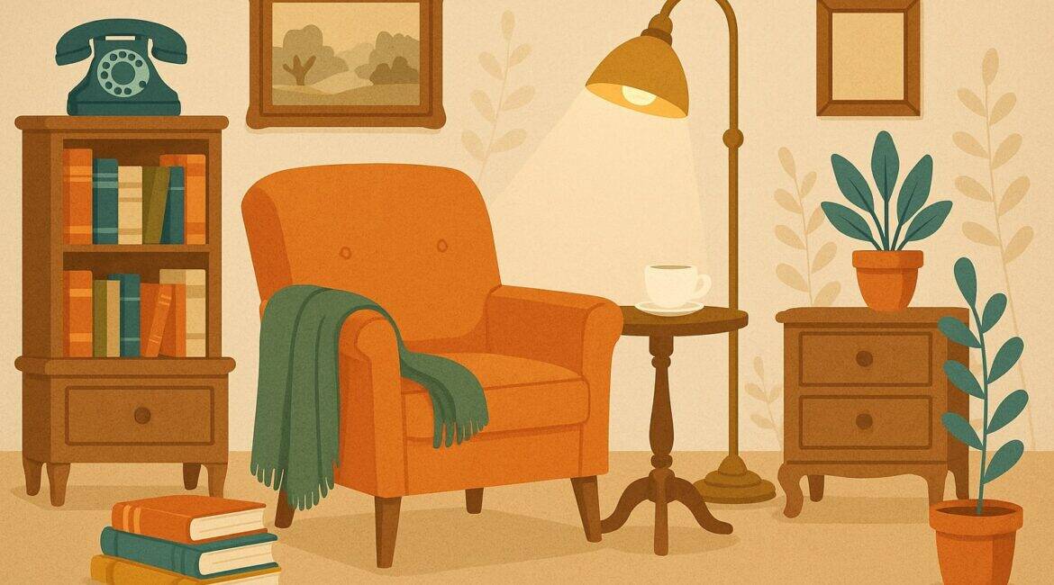 How to Create a Cozy Reading Nook with Vintage Pieces