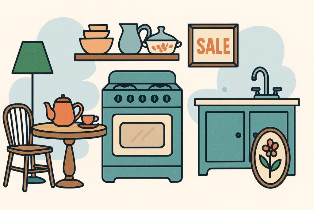 How to Design a Vintage-Inspired Kitchen with Thrifted Finds