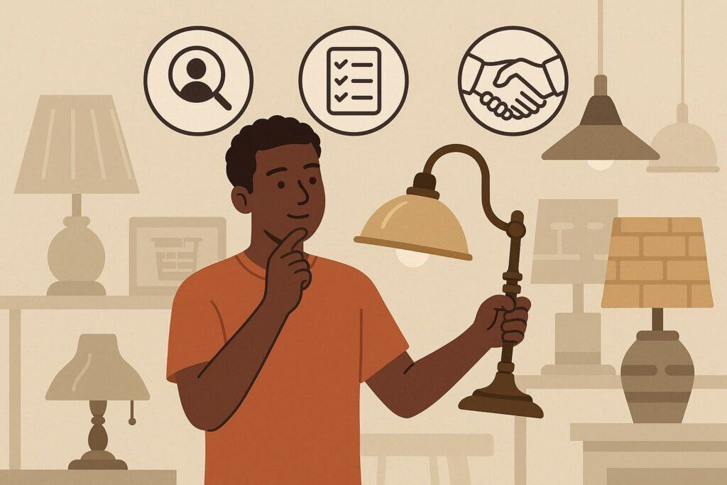 How to Source the Best Candidates for Upcycling Lighting Fixtures from Thrift Shops