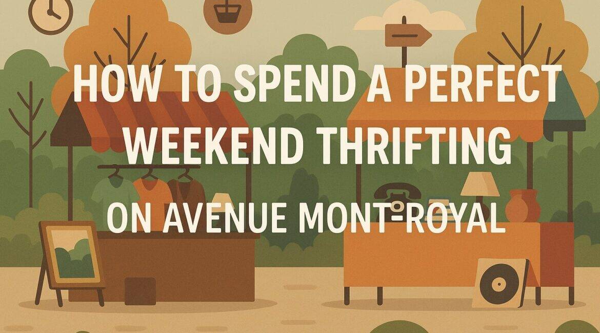 How to Spend a Perfect Weekend Thrifting on Avenue Mont-Royal