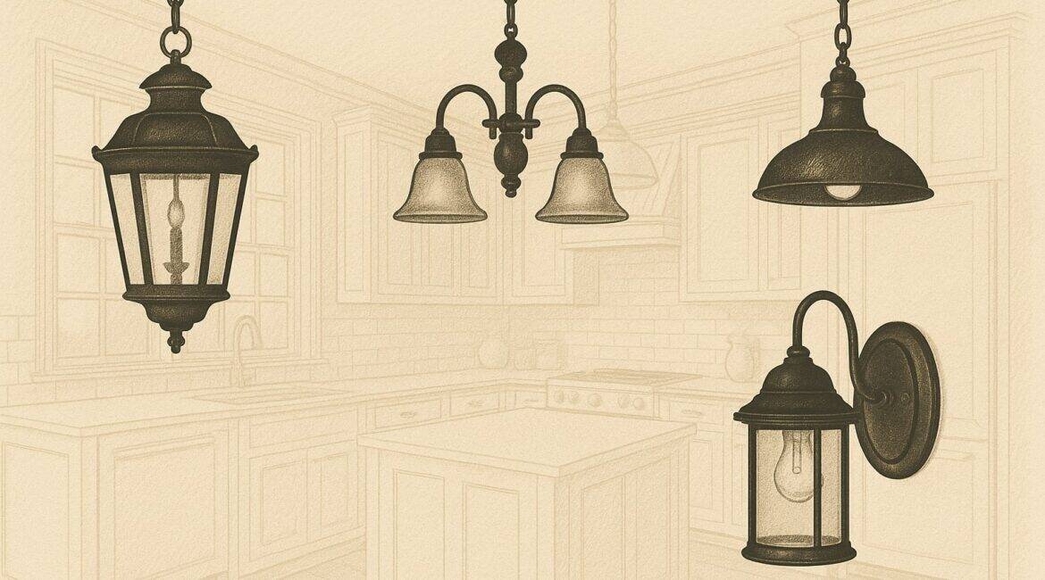 Kitchen Lighting Ideas Using Antique Fixtures