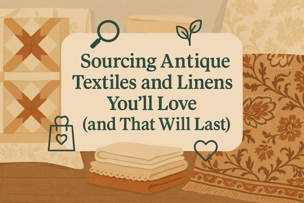 Sourcing Antique Textiles and Linens You’ll Love (and That Will Last)