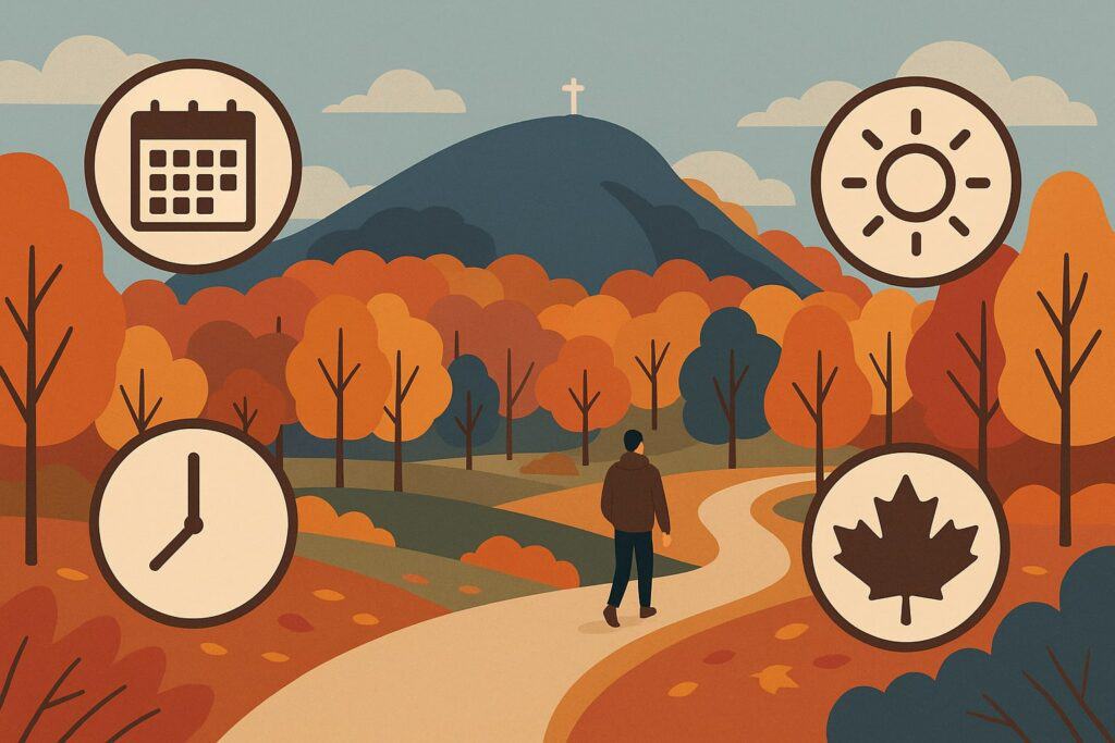 Time Your Hunt Around Mont-Royal’s Weekly and Seasonal Rhythms