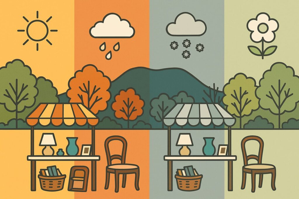 Weather Cues by Month: How Climate Shapes Bric-à-Brac in Mont-Royal