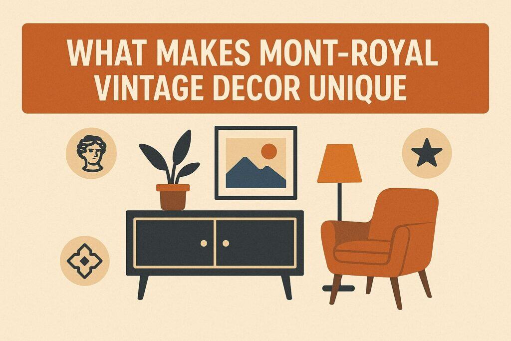 What Makes Mont-Royal Vintage Decor Unique