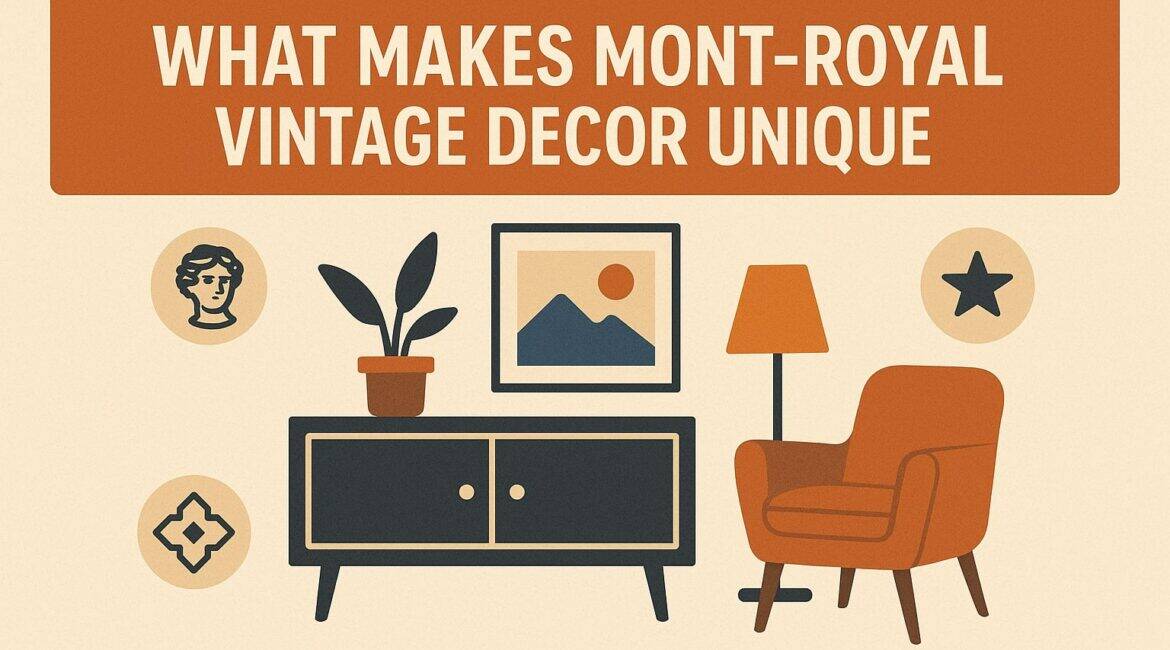 What Makes Mont-Royal Vintage Decor Unique