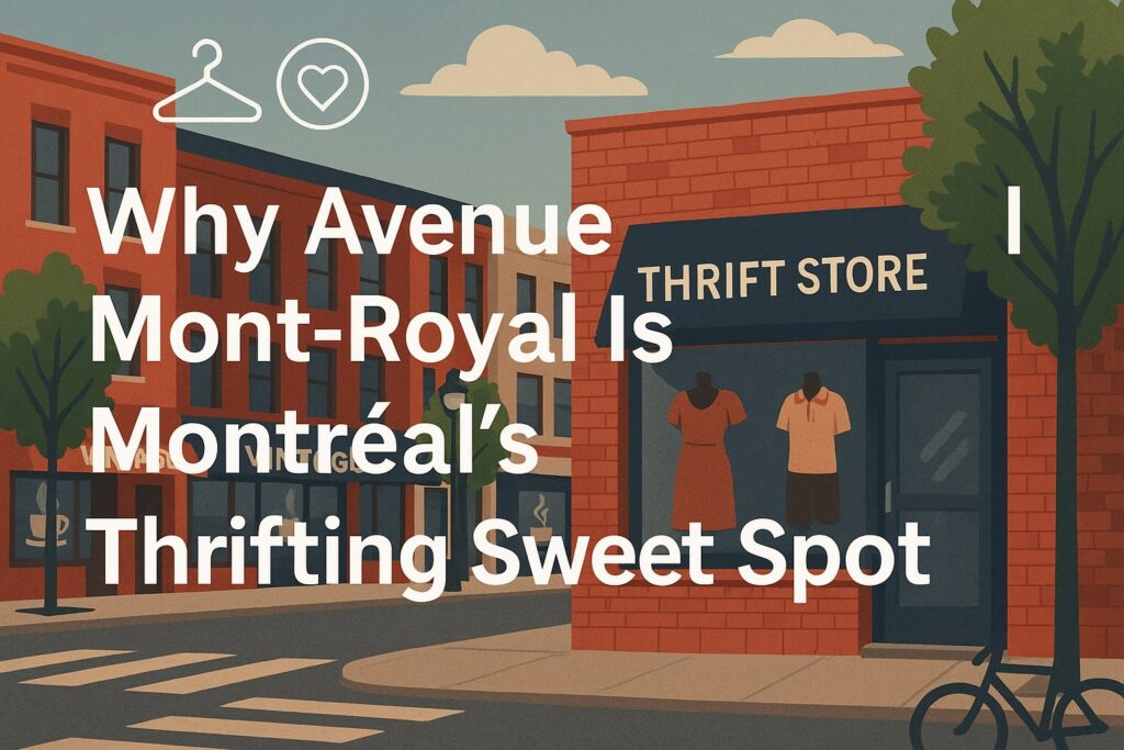 Why Avenue Mont-Royal Is Montréal’s Thrifting Sweet Spot