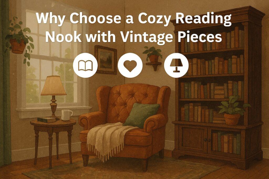 Why Choose a Cozy Reading Nook with Vintage Pieces