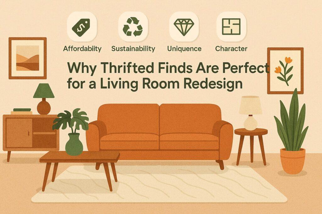 Why Thrifted Finds Are Perfect for a Living Room Redesign