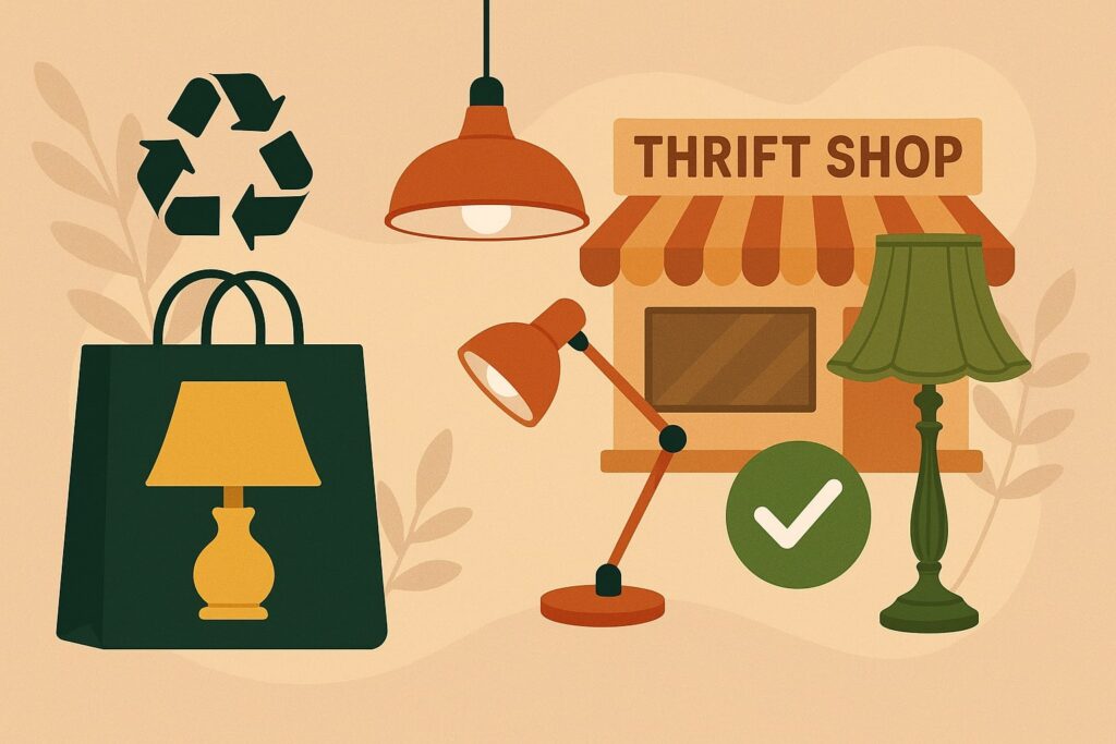 Why Upcycling Lighting Fixtures from Thrift Shops Is a Smart, Sustainable Choice