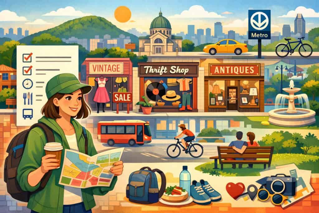 How to Plan a One-Day “Best Thrift Stores Montreal 2026” Route Without Burning Out