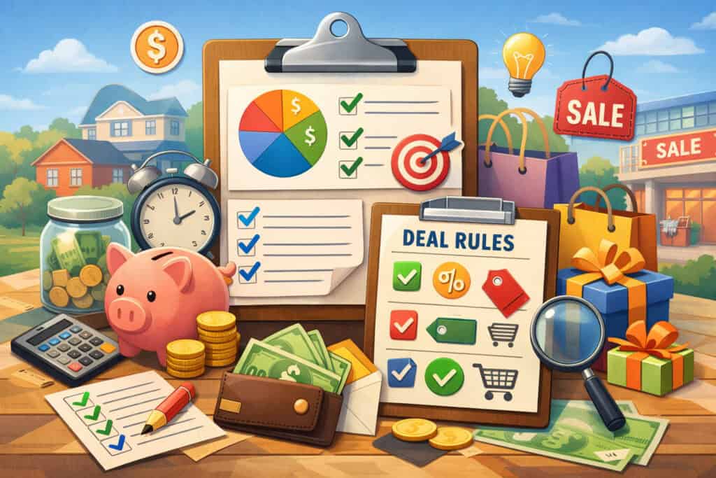 Set Your Budget, Goals, and “Deal Rules” Before You Shop