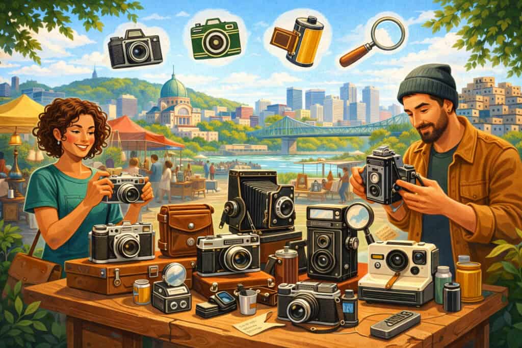 Vintage Cameras Found in Montreal Bric-à-Brac