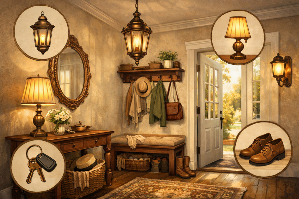 Room-by-Room Guide: Entryway Vintage Lighting (Welcome Without the Clutter)