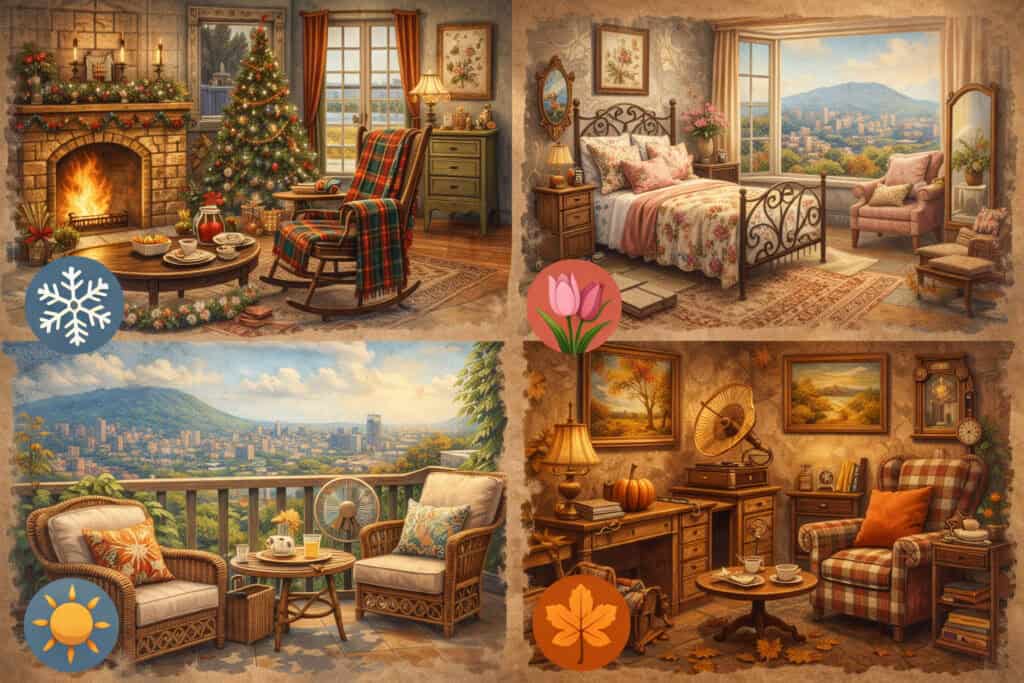 Seasonal Vintage Décor Ideas for Mont-Royal (Room-by-Room Styling Guide)