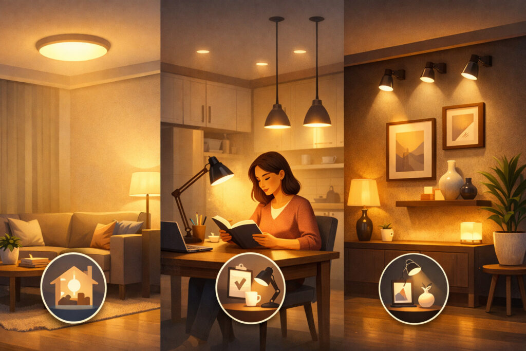 The 3-Layer Lighting Method (Ambient, Task, Accent) Made Simple