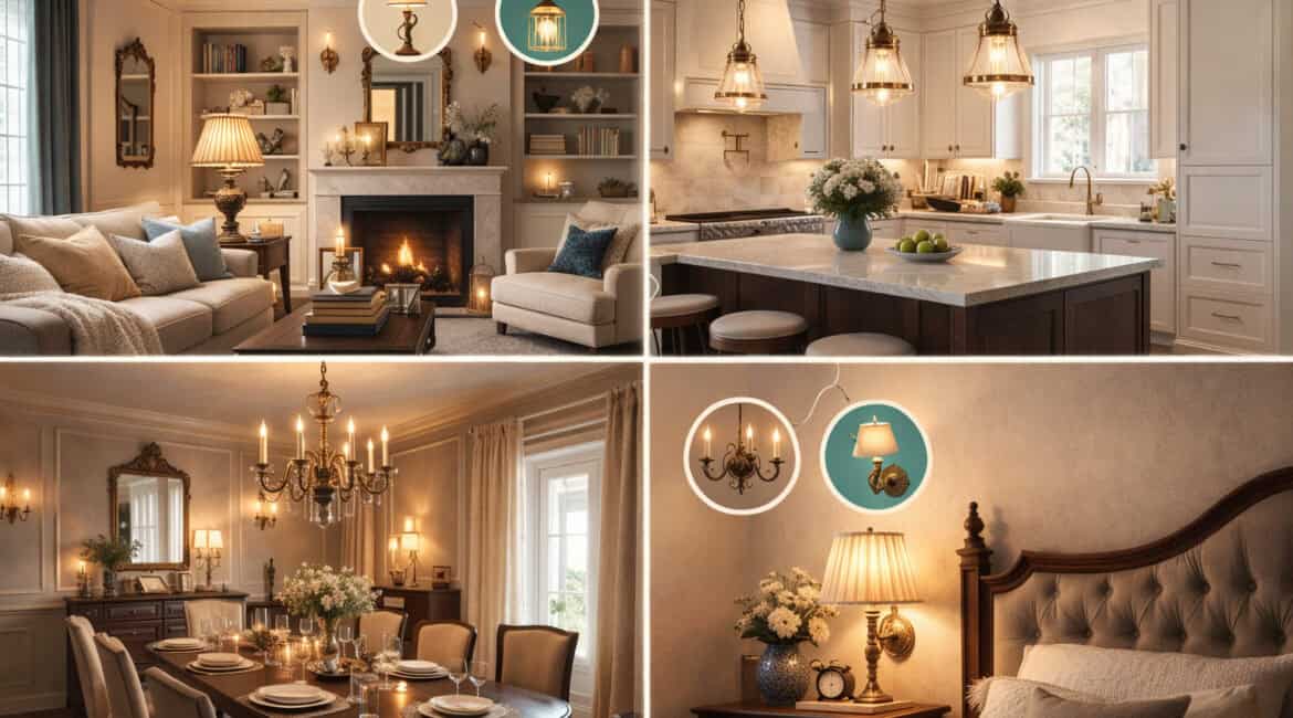 Vintage Lighting Ideas for Mont-Royal Interiors (Complete Room-by-Room Guide)